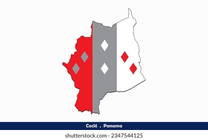 Coclé Flag -  Provinces of Panama (Vector)