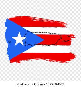 Flag Puerto Rico from