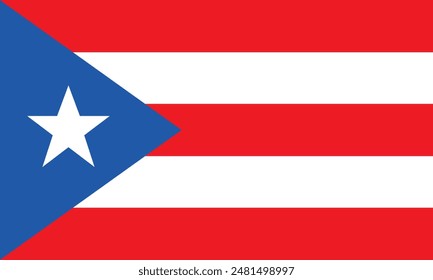 Flag of Puerto Rico, National flag