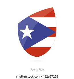 Flag of Puerto Rico. Vector Illustration.
