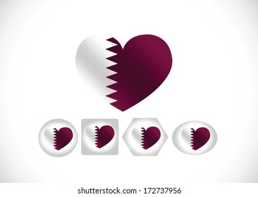 Flag of Qatar themes idea design