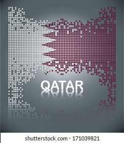 Flag of Qatar, vector