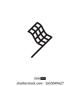flag race icon, design inspiration vector template for interface and any purpose