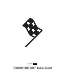 flag race icon, design inspiration vector template for interface and any purpose