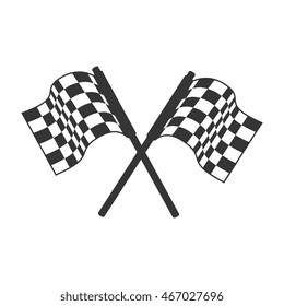 Race Flag Icon Start Icon Vector Stock Vector (Royalty Free) 1703863660