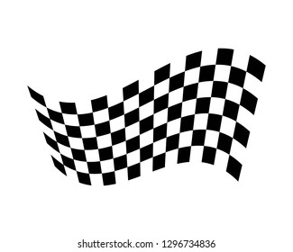 Flag race vector icon