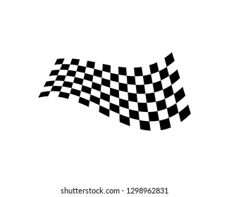 Flag race vector icon