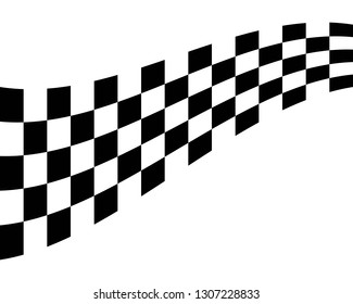 Flag race vector icon