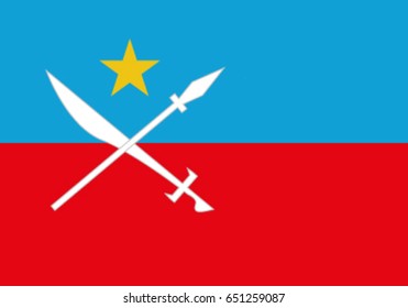 Flag of Red culprit group is name "wahdeang" in Burma
