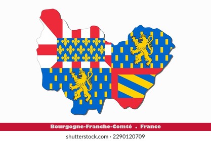 Bourgogne-Franche-Comté Flag - Region of France