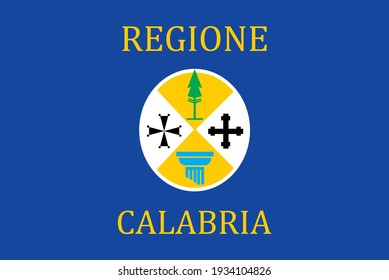 flag of region Italy vector illustration