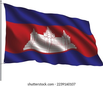 relación de bandera país tejido colgante viaje consultor de inmigración transparente CAMBODIA