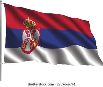 flag relation country hanging fabric travel immigration consultancy visa transparent SERBIA