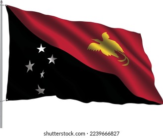 flag relation country hanging fabric travel immigration consultancy visa transparent PAPUA NEW GUINEA