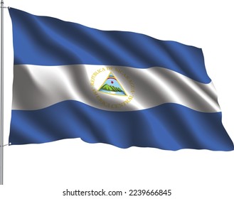 relación de bandera país tela colgante viaje consultor de inmigración transparente NICARAGUA