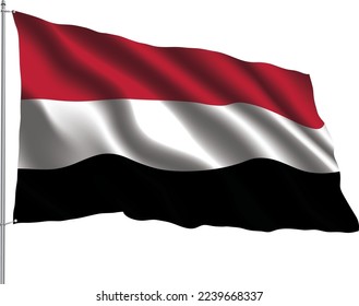 flag relation country hanging fabric travel immigration consultancy visa transparent YEMEN