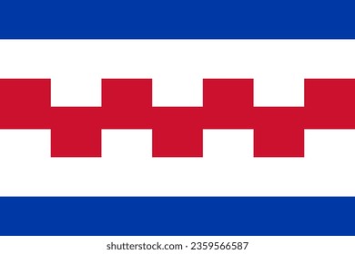 Flag of Renswoude Municipality (Utrecht province, Kingdom of the Netherlands, Holland)