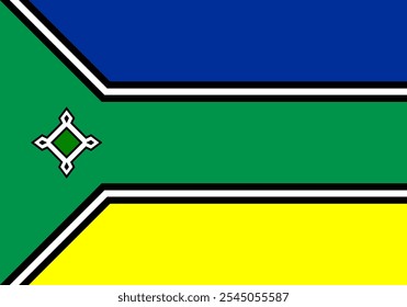 The flag of Amapá represents its rich cultural history and natural beauty. This northern Brazilian autonomous community is known for its Amazon rainforest, heritage, and traditions