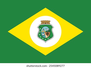 Ceará's flag represents its rich cultural history and scenic landscapes. This northeastern Brazilian autonomous community is known for its beautiful beaches, vibrant culture, and traditions