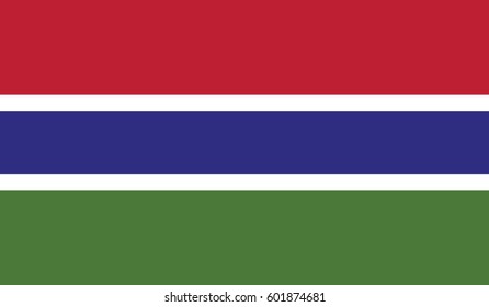Flag of the Republic of the Gambia