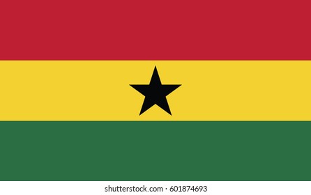 Flag of the Republic of Ghana