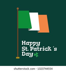 Flag of Republic of Ireland.