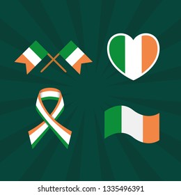 Flag of Republic of Ireland.