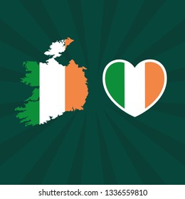 Flag of Republic of Ireland.