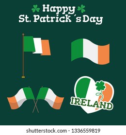 Flag of Republic of Ireland.