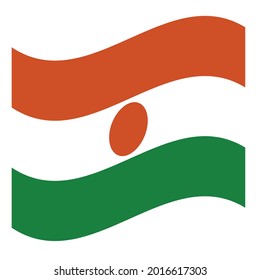 Flag of Republic of the Niger Illustration