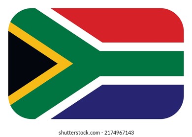 Flag Republic South Africa Rsa National Stock Vector (Royalty Free ...