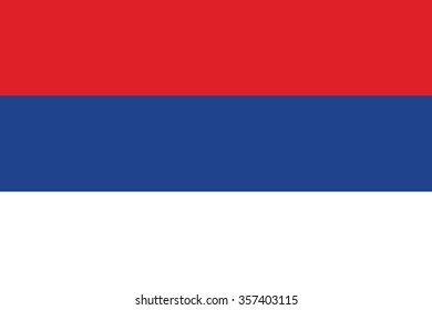Flag of Republika Srpska administrative division of Bosnia and Herzegovina. Vector illustration.