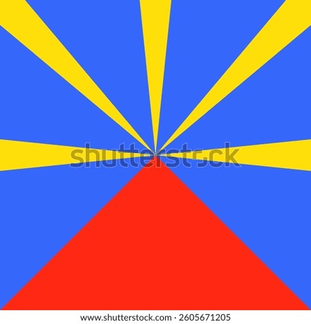 Flag of Reunion - square variant