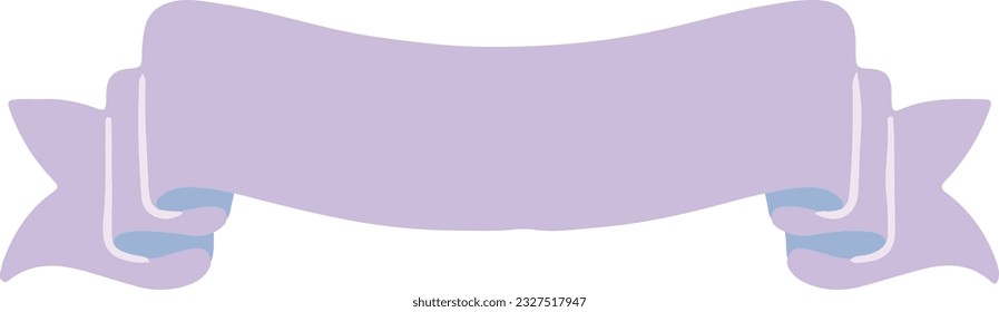 Flag Ribbon Banner Decorative Element