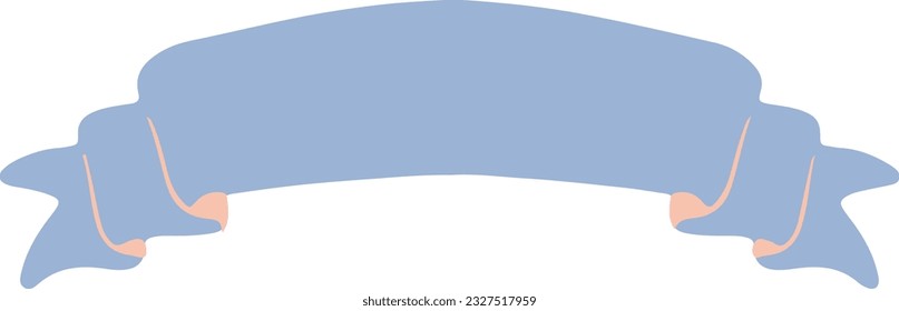 Flag Ribbon Banner Decorative Element