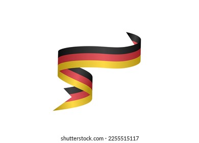 flag ribbon with palette colors of germany for independence day celebration decoration