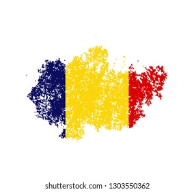 Flag Romania of the old state
