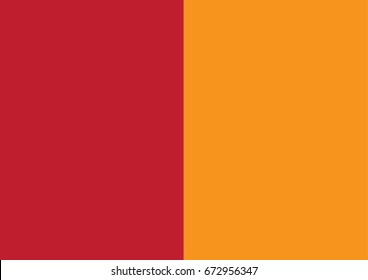 Flag of Rome, Italy with simple vector design