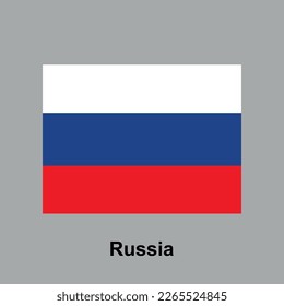 ilustración vectorial aislada de rusia