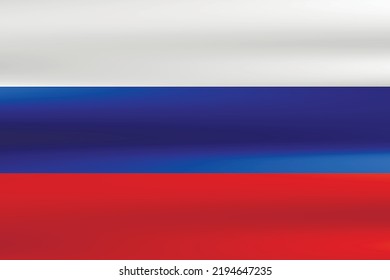 Flag of Russia. Russian national symbol in official colors. Template icon. Abstract vector background.