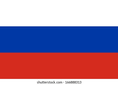 Flag of Russia. Vector. Accurate dimensions, element proportions and colors.