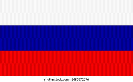 flag of russia. vector background