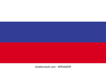 Flag of Russia vector graphics