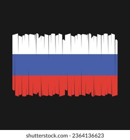 Flag of Russia Vector Illustration