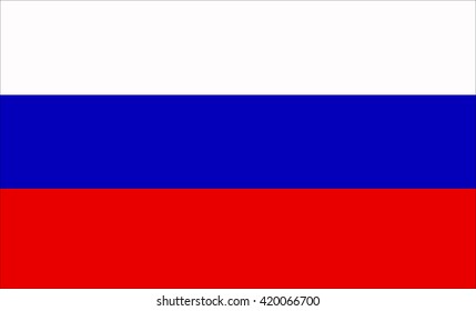 Flag of Russia vector image