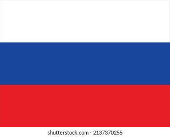 Flag of the Russian Federation. Vector graphics.
