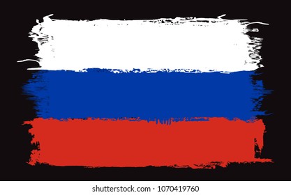 Flag of Russia.Vector.