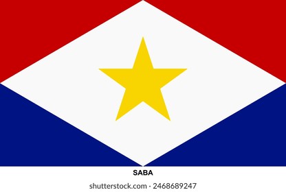 Flag of SABA, SABA national flag