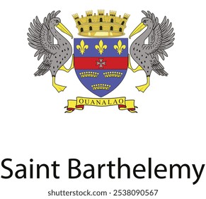 The Flag of Saint Barthelemy