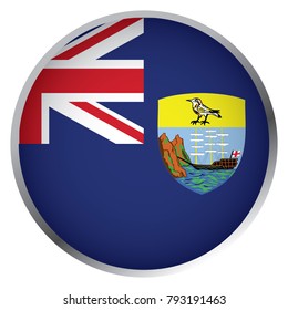 Flag of Saint Helena (Round icon)